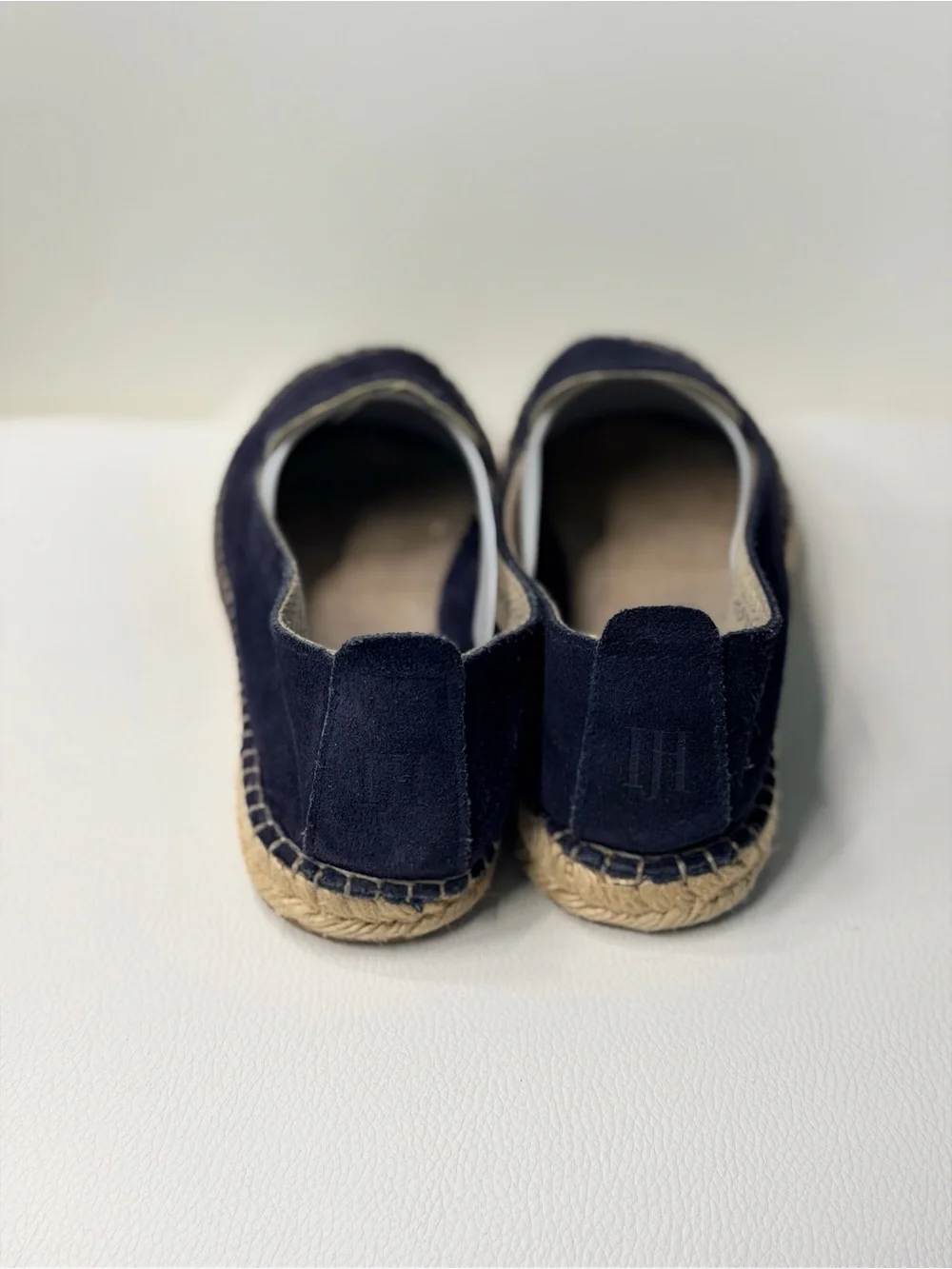 Ilse Jacobsen Navy Suede Espadrilles Size 6